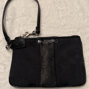 Coach Wristlet Coin Purse | Black